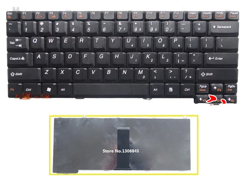 

Клавиатура SSEA New US для Lenovo E43 E43G E43A E43L E43M E47A E47G E42 E42G E42L, черная клавиатура для ноутбука