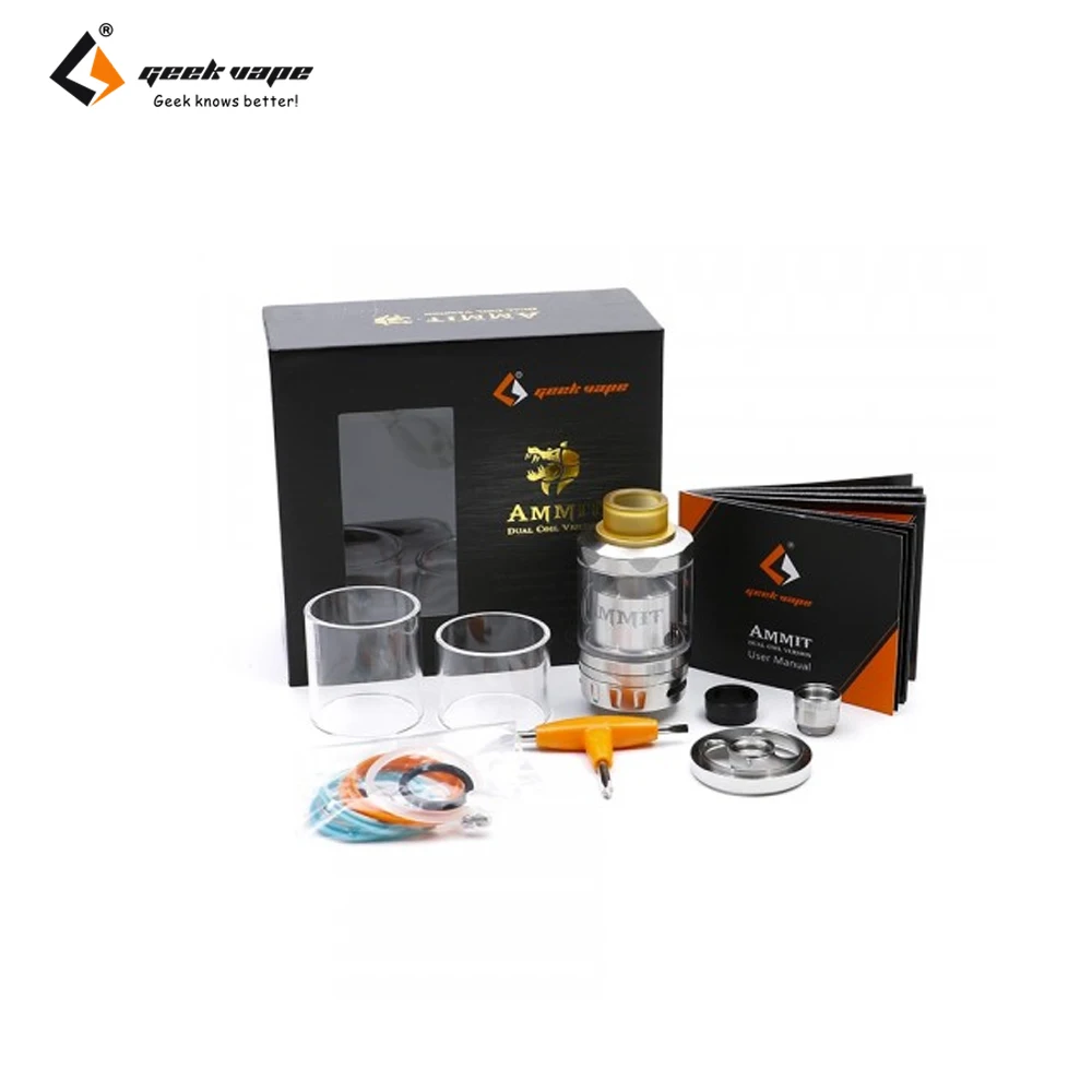 Оригинальный испаритель Geekvape Ammit RTA с двойной катушкой Восстановленный бак Tank RDTA 3