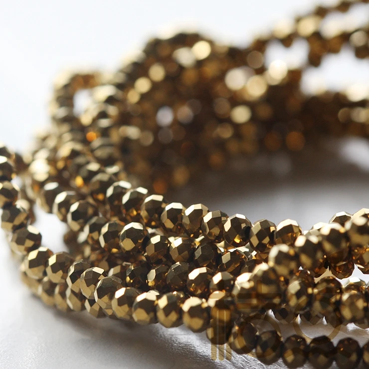 4 мм 6 Кристалл Чешский бисер Rondelle граненый ювелирные изделия кистями серьги Spacer