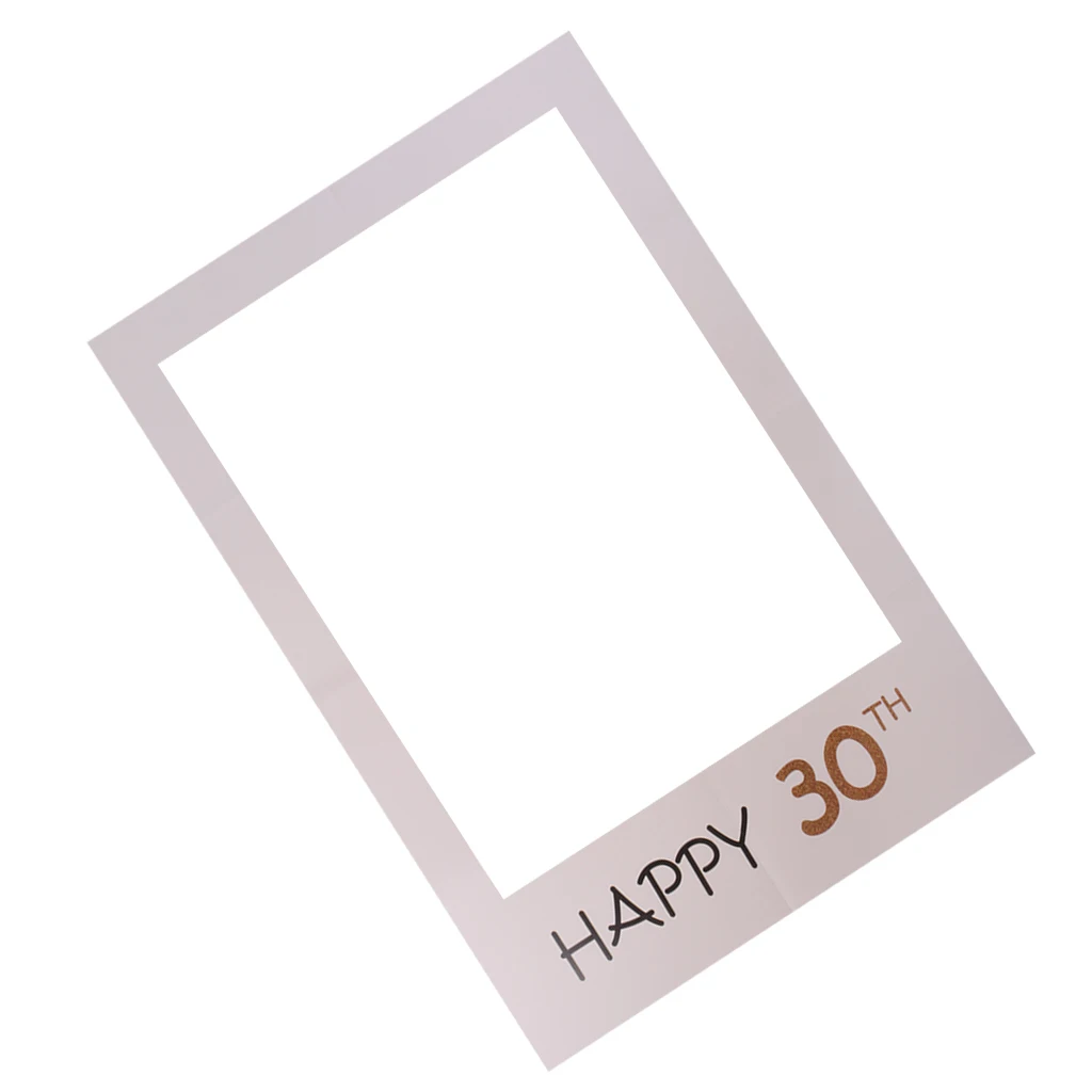 Рамка для селфи с надписью Happy 30th Birthday | Дом и сад