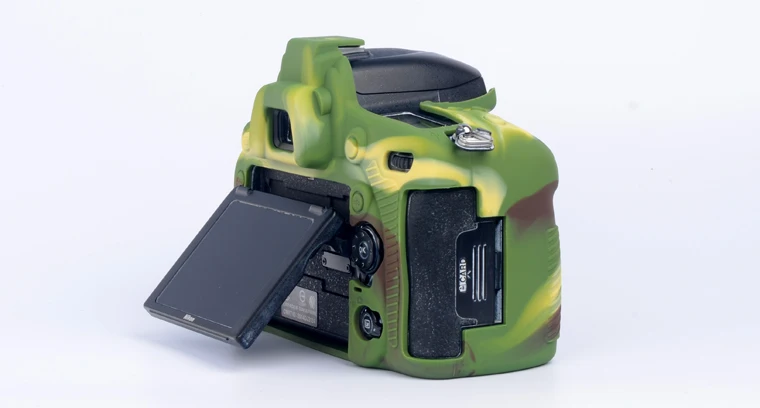 Силиконовая кожа брони чехол DSLR Камера тела крышка протектор видео чехол для линз для фотоаппаратов nicon D750 D5500 D5600 D7100 D3400 D3500 D810 D7500