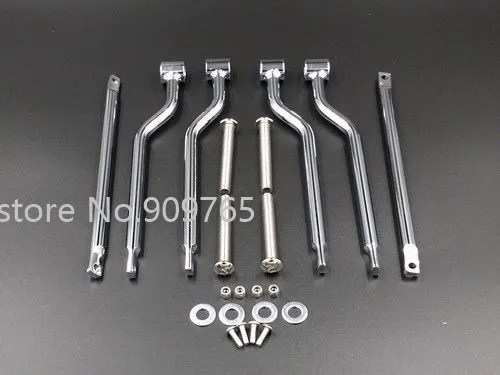Saddle bag Support Bars Mounts Bracket For Kawasaki Vulcan 800 900 Honda Rebel 250 Yamaha V Star 1100 Suzuki Boulevard Harley | Автомобили