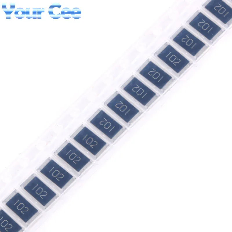 50 шт. SMD чип резистор 2512 1W 1KR 1K 1000 Ом 102 5% комплект сопротивления