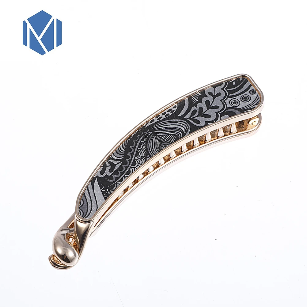 MISM Девушки народный стиль Банановые аксессуары для волос модного качества для женщин узор тонкий зажимы на повседневной жизни.