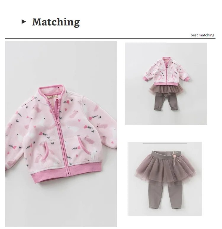 DB396-H dave bella spring baby lovely jacket children fashion outerwear kids cute coat