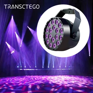 Светодиодный диско УФ Фиолетовый сцсветильник свет DMX 512 световой эффект DJ Par лампа УФ-вспышка для вечерние звукосветильник Рождественский лазерный прожектор