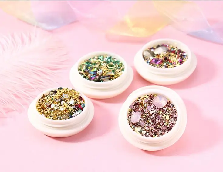 Nail accessories new diamond decoration nail 2019 mixed outfit set art decorations charms | Красота и здоровье