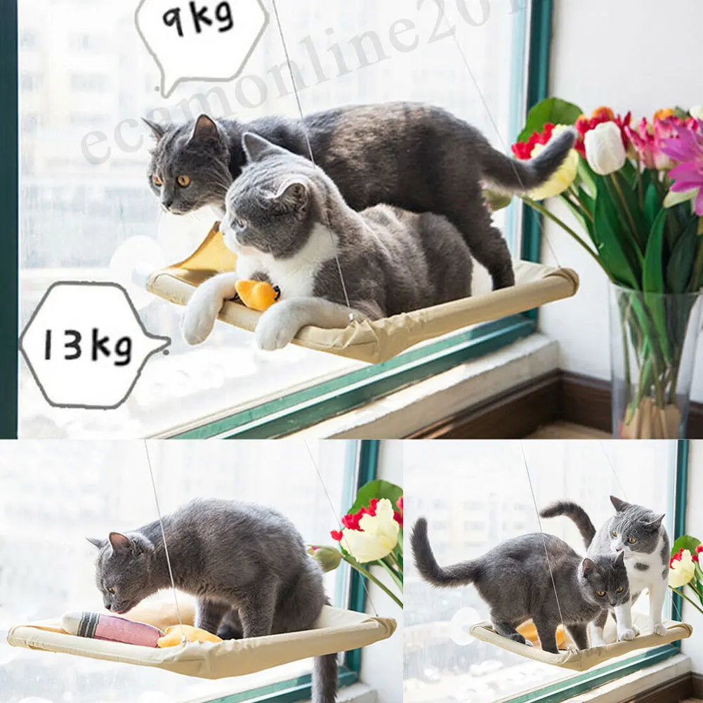4 присоски кошка кровать коврик мягкий Кот гамак окна гамаки питомники 15 кг кошка Сейф подвесная полка сиденье кровати Чехол Подушка