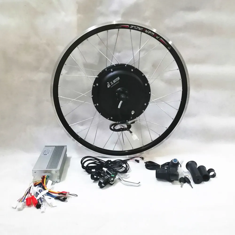 48V/60V/64V/72V/96V 1000W electric bike Conversion Kit for 26&quot Rear Wheel with Digital Display throttle 26 hub motor | Спорт и