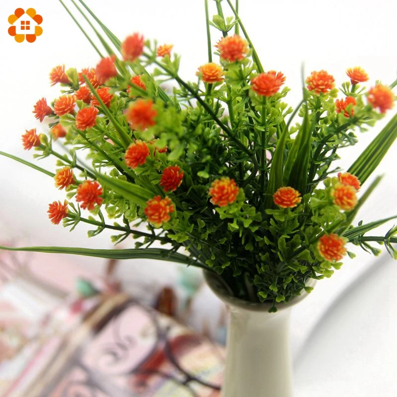 1 шт.. Высокое качество Маленькие искусственные зеленые растения Трава