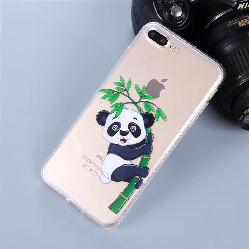 Soft Silicone Phone Case For iphone 5 5s s SE 6 6s 7 8 Plus X XS Max XR Transparent TPU Butterfly Love Hearts Pattern Coque |
