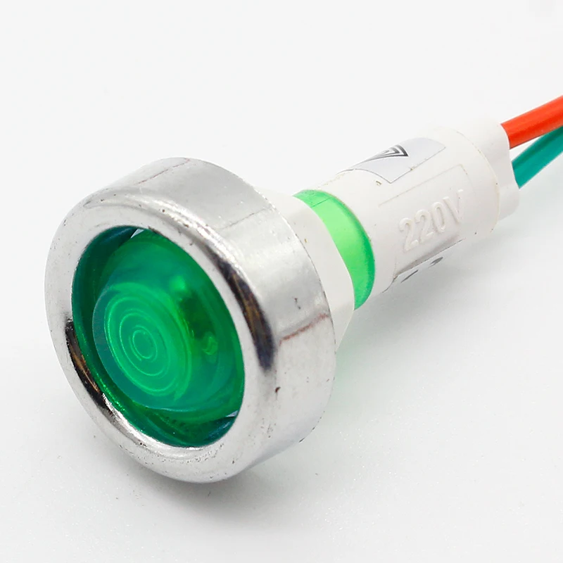 10 шт. мм 12 В светодиодный индикатор с 18 см проводом сигнальная лампа|indicator light|indicator