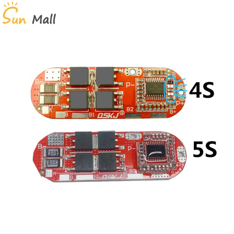 

4S 20A/5S 20A BMS плата/литиевая батарея Защитная плата