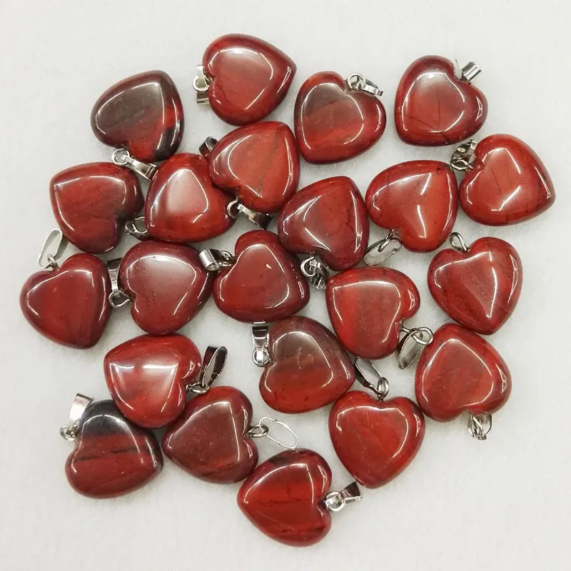 

Оптовая продажа, подвески из натурального радужного камня в форме сердца, подвески в форме сердца для изготовления ювелирных изделий, 16 мм, ...