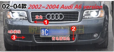 HID, 1999~ 2004 автомобильный Стайлинг для фар Aude A6, canbus балласт, A6 противотуманная фара, A4, A5, A8, Allroad, Quattro, Q3, Q5, Q7, S3, A6 фара - Цвет: 2002 to 2004year