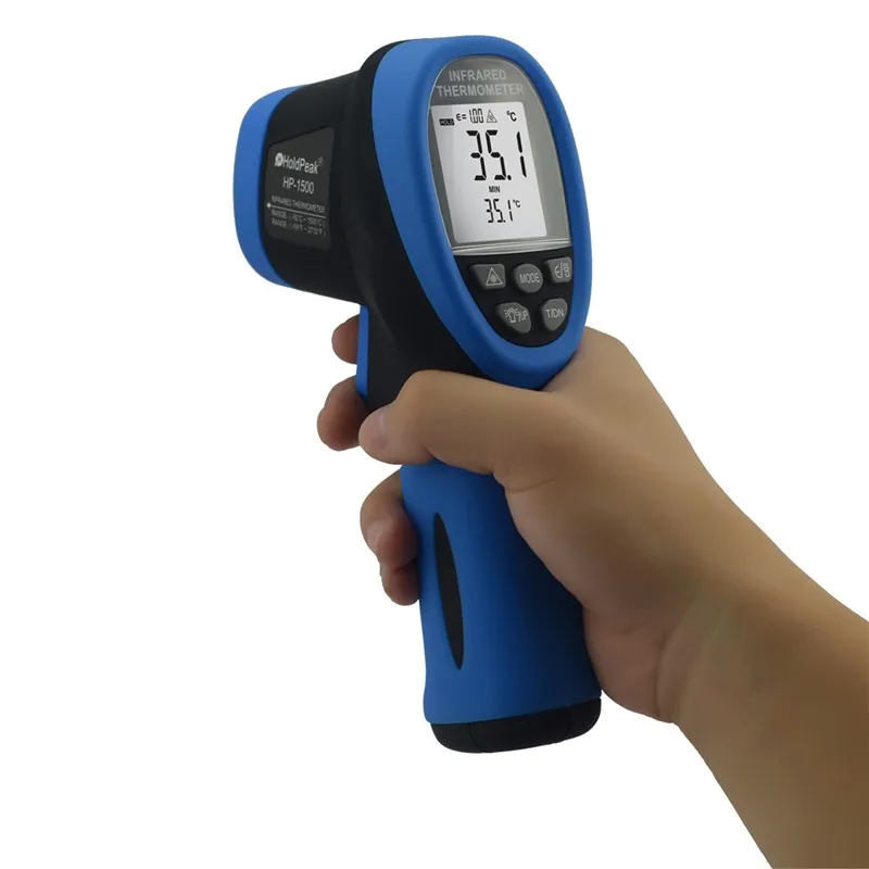 Лазерный термометр holdpeak doble лазерный цифровой инфракрасный бесконтактный