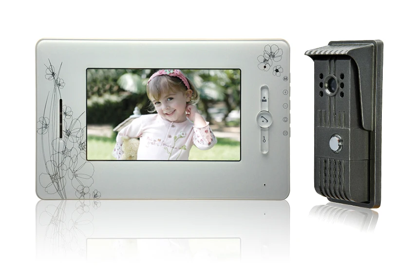 7 Inch Lcd-scherm 600TVL Regen-proof Intercom Video Deurtelefoon
