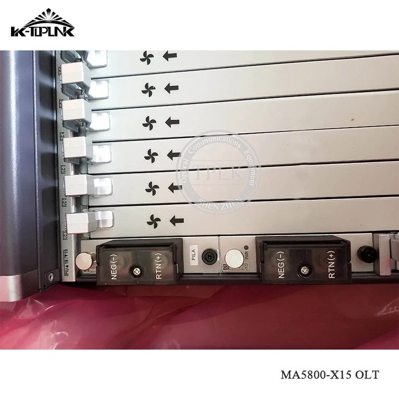 Новый волоконно-оптического оборудования Хуа Вэй MA5800-X15 OLT с 2 * МПЛА 4X10G Порты