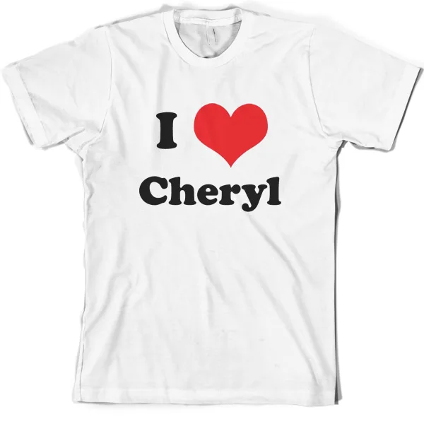 I love Cheryl Мужская футболка тур/подарок/Коул/рукав Горячая печать мужская короткий