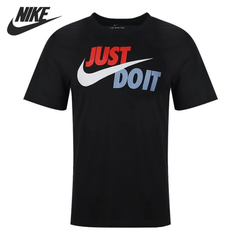 Оригинальный Новое поступление NIKE AS M футболка NSW JUST DO IT SWOOSHT мужские футболки с