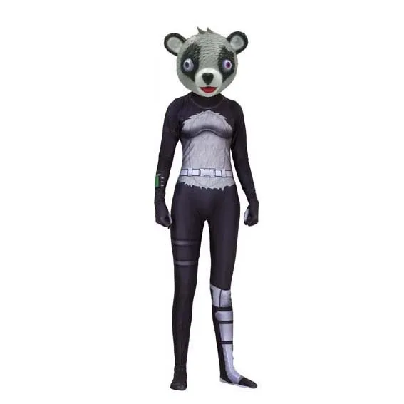 Игра brite bommber power chord red knight TRICERA OPS reef ranger skull trooper team leader teamleader Косплей Костюм для взрослых детей - Цвет: panda teamleader