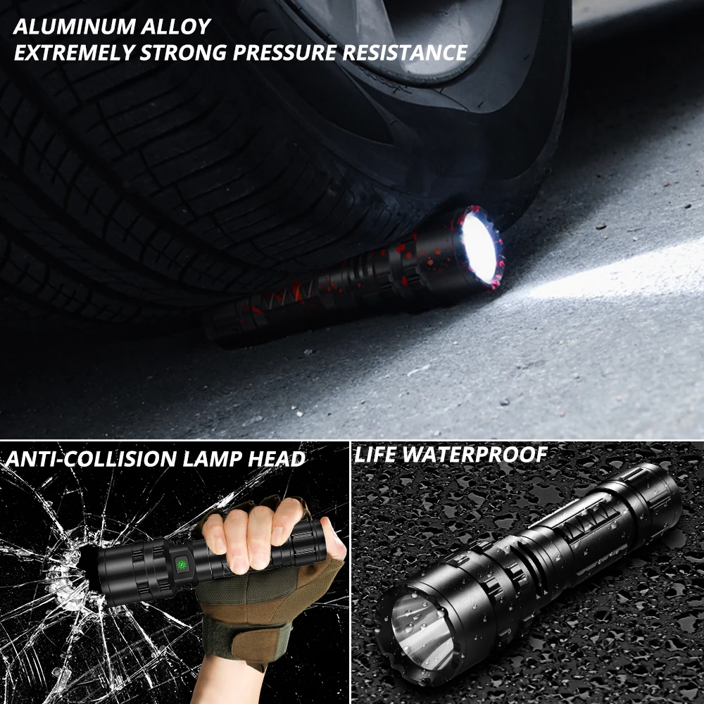 100% Xlamp Xhp50.2 самый мощный светодиодный фонарик Перезаряжаемые фонарь Usb фонари 18650