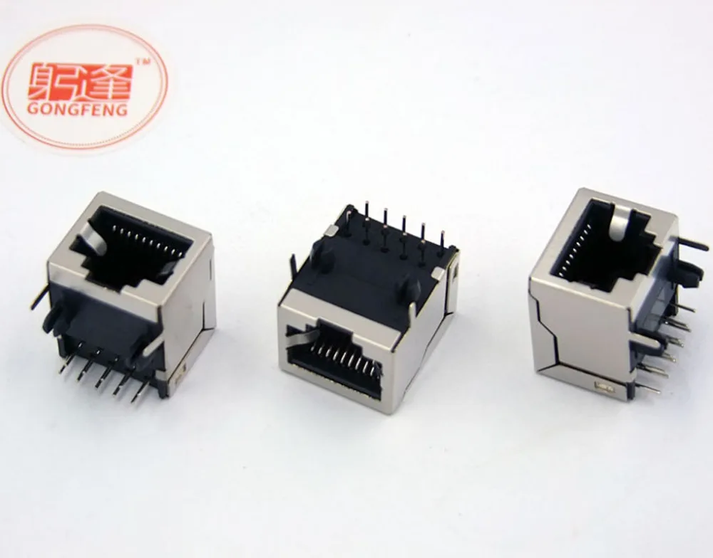 Специальный оптовый GONGFENG Новый RJ48 сетевой разъем 10P10C защитная розетка 10 жильный