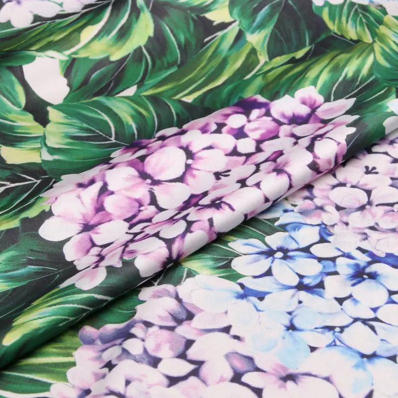 145 см Ткань с принтом драпировка модное платье шарф Лоскутная полиэстер материал