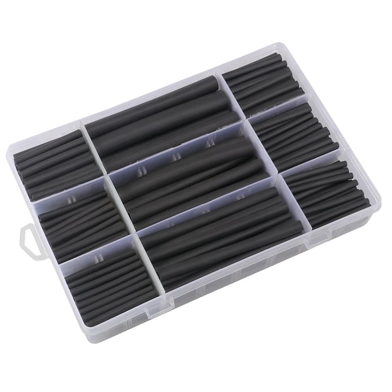 280 Pcs Car Amplifier Heat-Shrink Tubing 3:1 Dual Wall Adhesive Heat Shrink Kit Best Cable Sleeve Tube Assortment With | Автомобили и