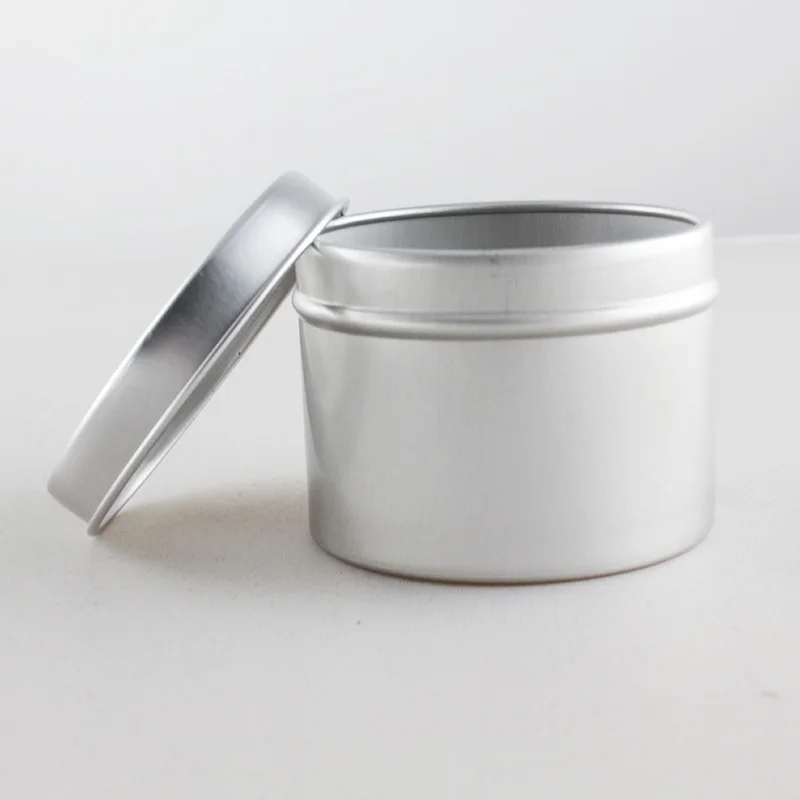 Оптовая продажа 60 г серебряные алюминиевые банки автомобильные контейнеры для