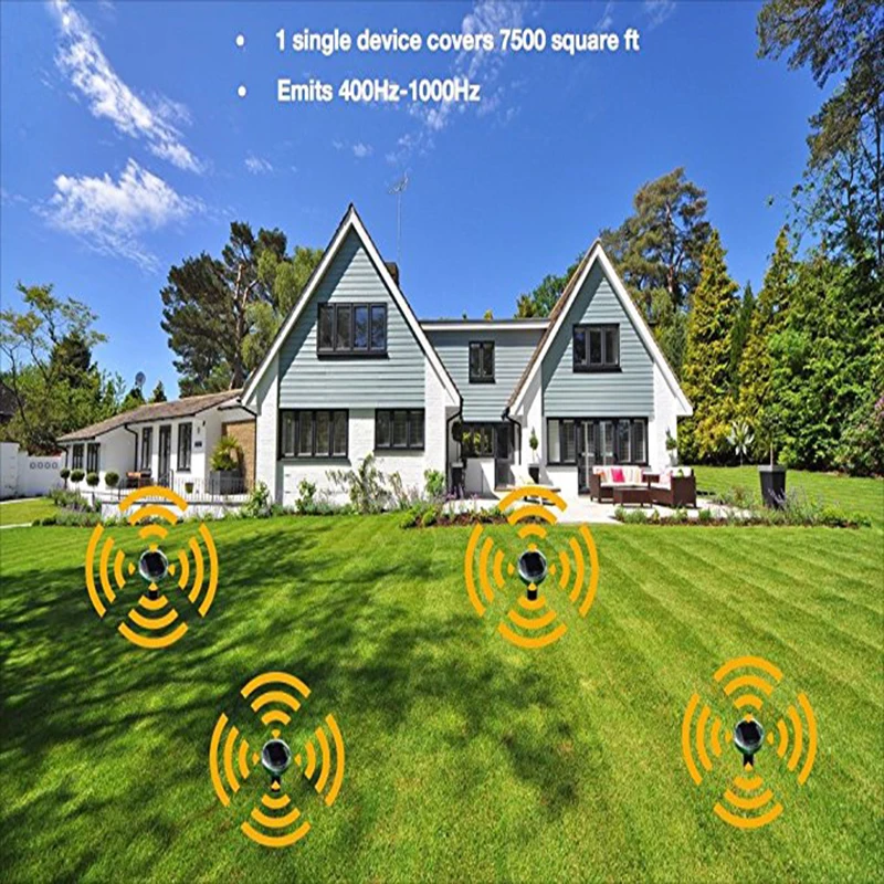 Ультразвуковой отпугиватель насекомых на солнечной батарее ловушка для змей