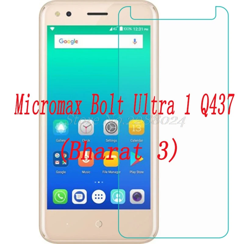 

Защитное стекло для смартфона, закаленное, 9H, для Micromax Bolt Ultra 1 Q437