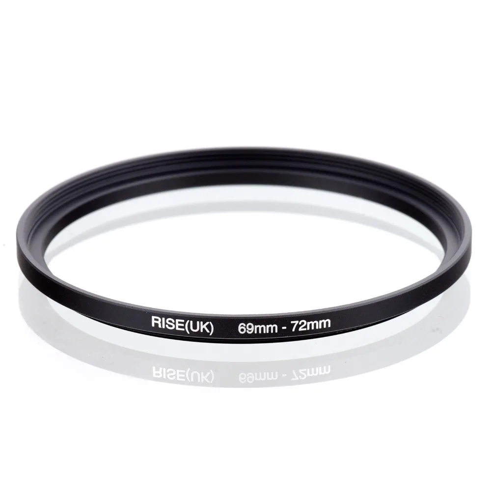 

original RISE(UK) 69mm-72mm 69-72mm 69 to 72 Step Up Ring Filter Adapter black