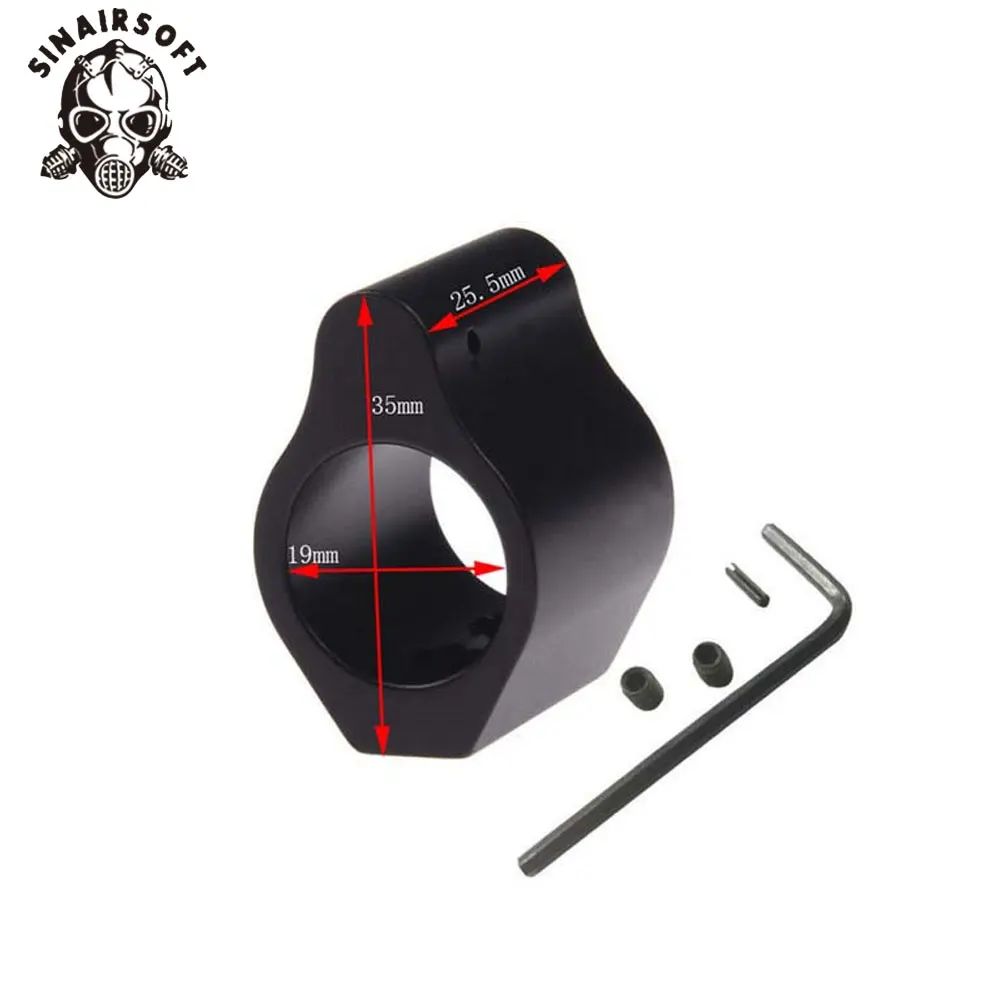 

SINAIRSOFT Tactical Low Profile Micro Gas Block .750 STEEL 223 5.56 300 For Free Float Rail Hunting Accessories