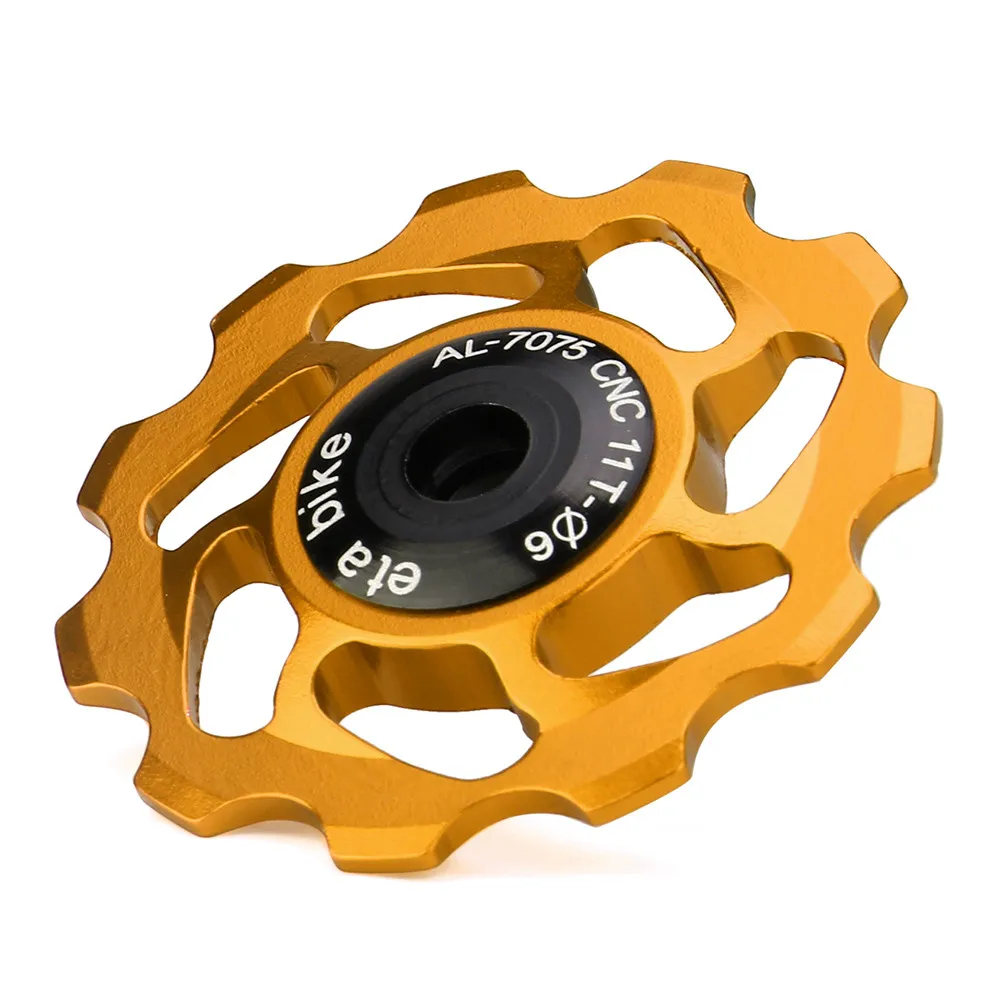 11T MTB Ceramic Bearing Jockey Wheel Pulley Road Bike Bicycle Rear Derailleur Transmission for a Outdoor Durable Bike fitness