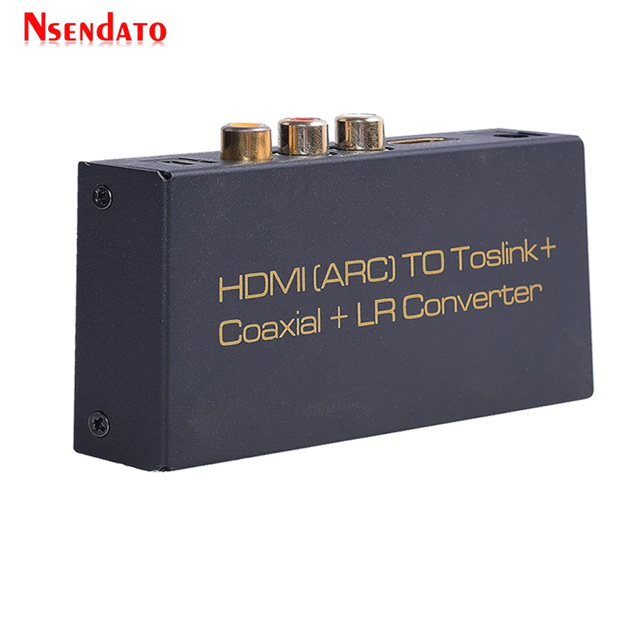 HDMI ARC Toslink коаксиальный аналоговый L/R конвертер адаптер аудио экстрактор для PCM2.0