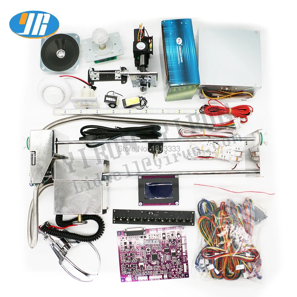 Игрушка кран машина DIY Kit коготь игровой автомат с печатной платы 53 см козловой джойстик монетоприемник Питание