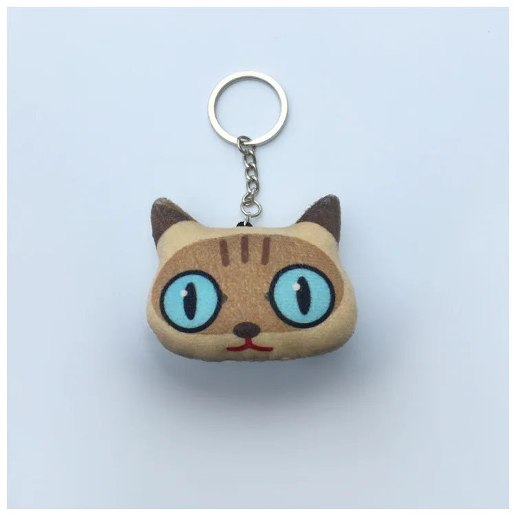 2019 новые модные милые брелки с мультяшным котом брелок котенка колокольчик