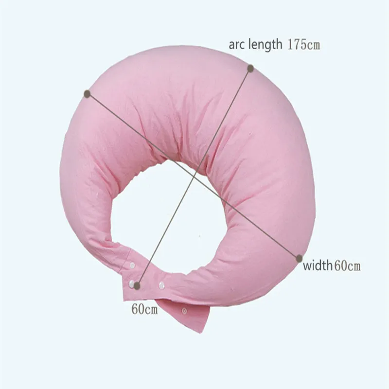 

Baby Breastfeeding Pillow Moon Pillow Nursing Pillow Infant Cuddle O-Shaped Newbron Cotton Feeding Waist Cushion for Nursing