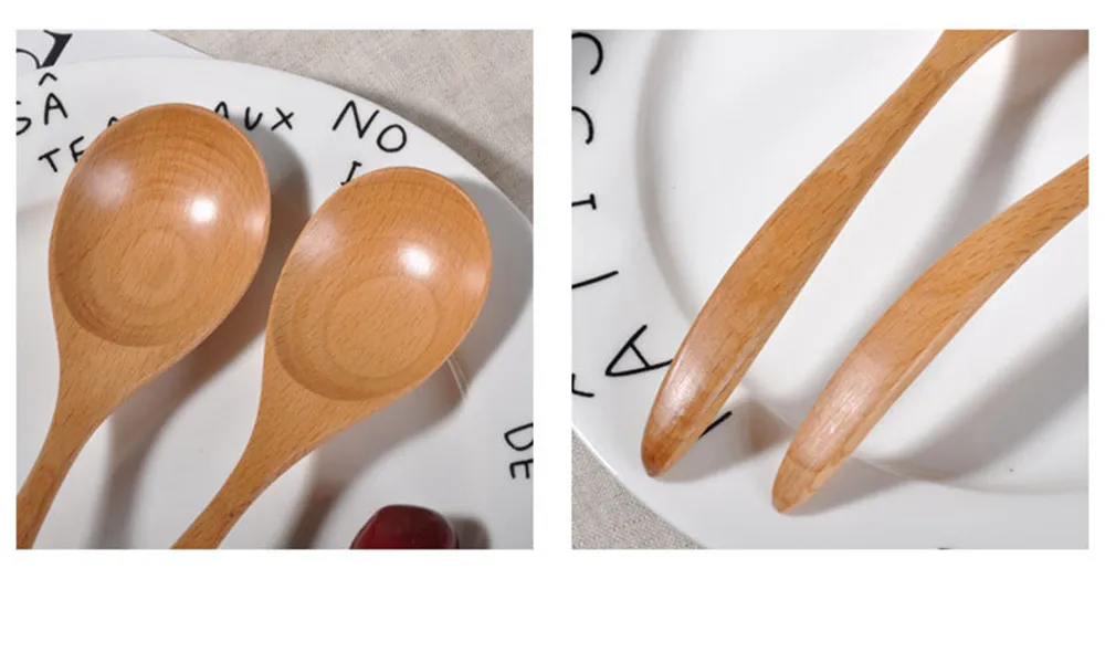 Деревянная ложка кофе Совок Инструменты для приготовления пищи Мед посуда суп