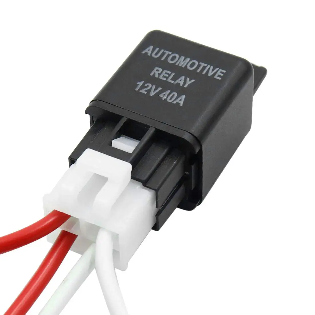 Uxcell DC 12V 40A SPST 4 Pin Automotive Car Relay with Wires Harness Socket 2pcs 1pcs | Автомобили и мотоциклы