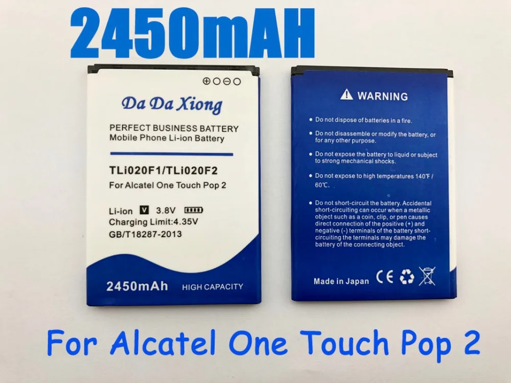 Аккумулятор для Alcatel PIXI 4 5045D / Pop 2 5042D J726T so2 J728T TCL C7 7040D J720 J720T 2450 мАч|battery for alcatel|battery