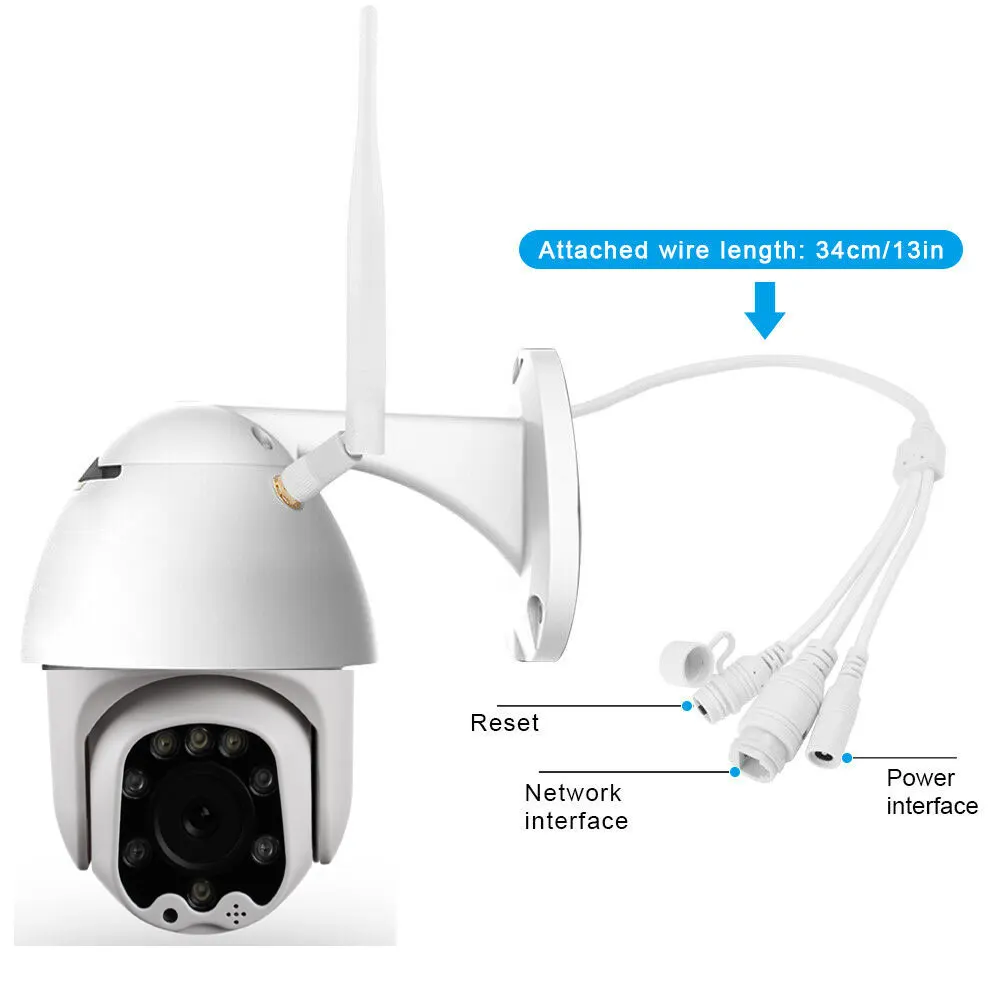 WI-FI Камера Открытый PTZ IP Камера 1080p Скорость купольная IP камера видеонаблюдения камеры ONVIF IP Камера 4x Оптический зум ptz Камера s