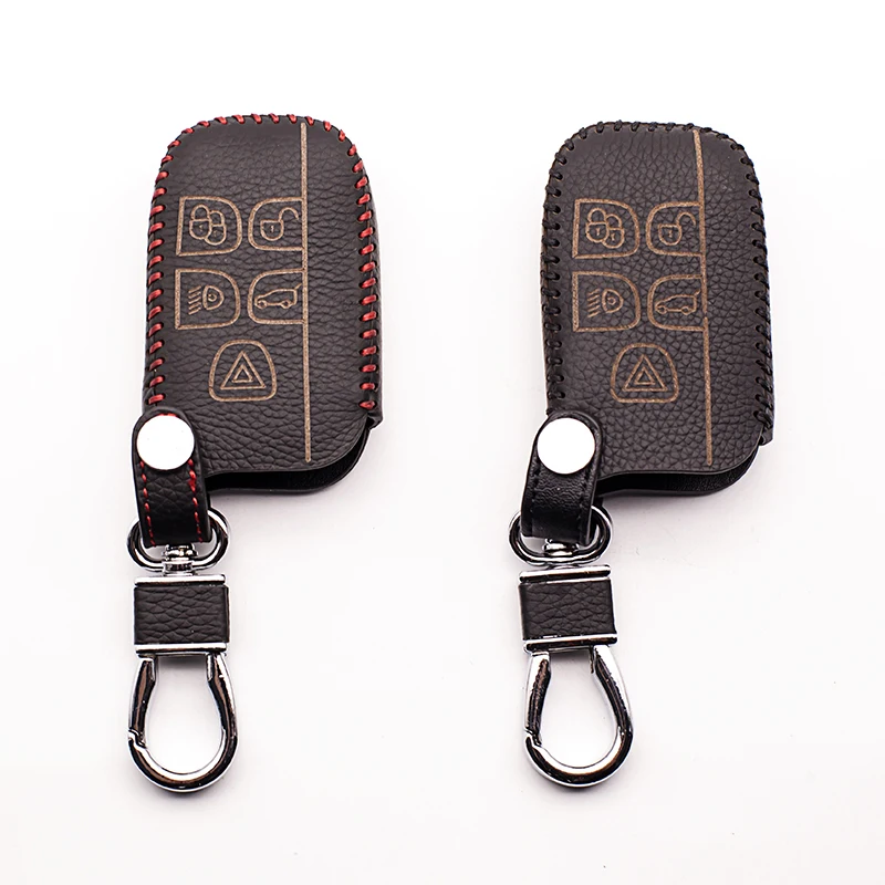Новейший кожаный чехол для клавиатуры автомобиля Land Rover Range Sport Discovery 2 3 4 Freelander|car key