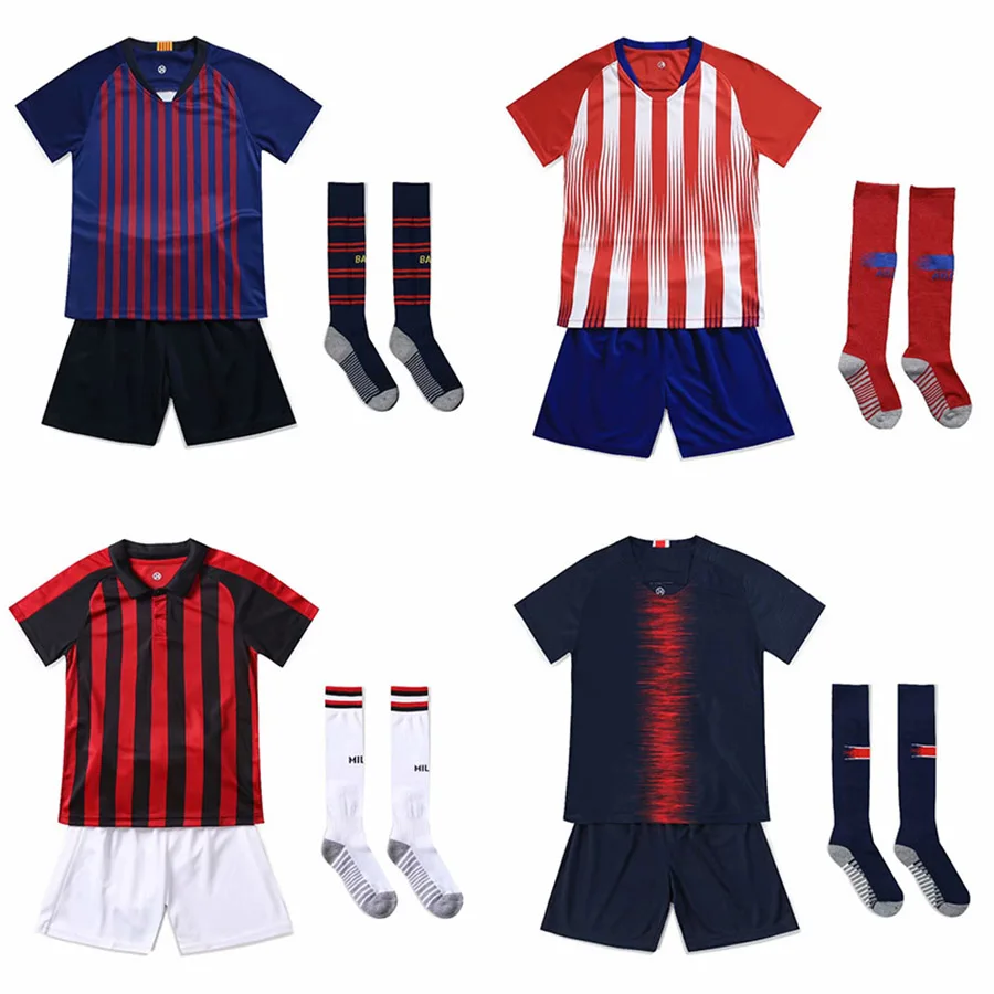 Футбольный игровой комплект пустой заказ 100% из полиэстера Футбольная Майка