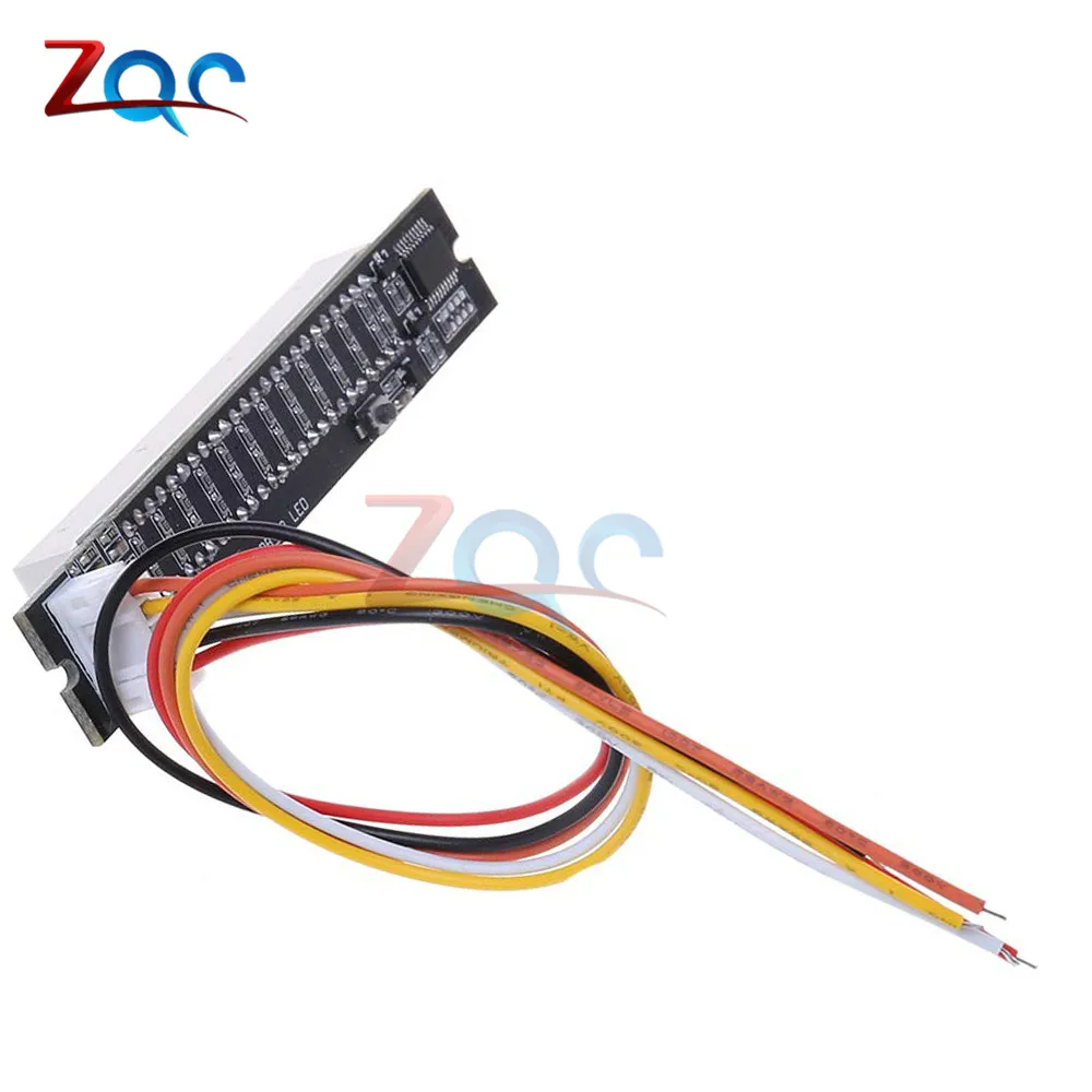 Светодиодный дисплей с двойным 12 битным дисплеем регулируемый измеритель уровня