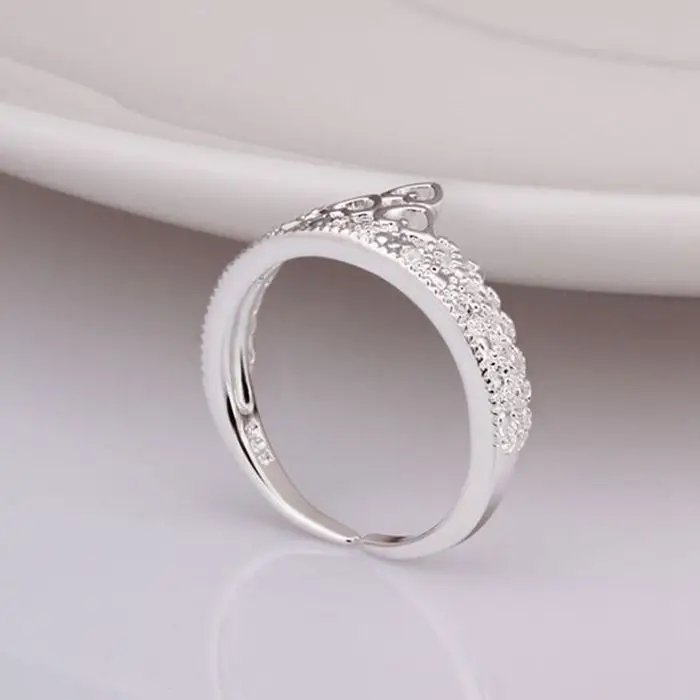 Кольца посеребренные кольца щепка изысканный женские украшения кольцо