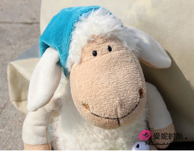 Jolly Sleepy Sheep Animal плюшевая игрушка новая горячая распродажа 25 см 35 см 50 см 80 см детский подарок на день рождения 1 шт. рождественские подарки