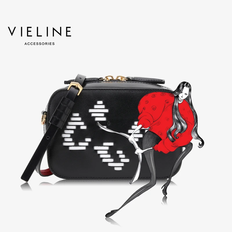 

Женская сумка через плечо Vieline, из натуральной кожи, с клапаном для камеры