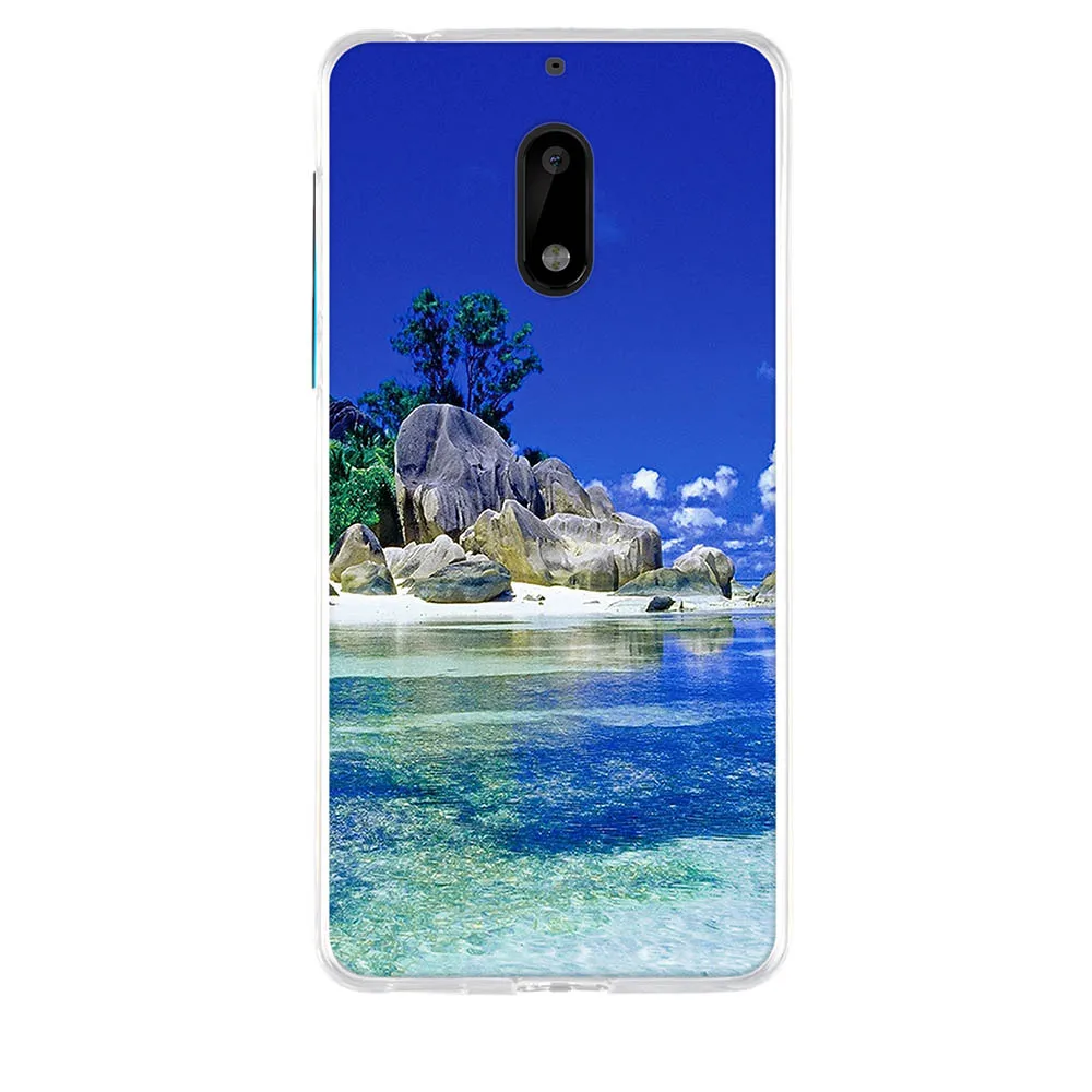 15 Для nokia 6 силиконовый чехол для nokia 6 TA-1033 TA-1021 задняя крышка чехол с узором для nokia 6 Funda бампер 5,5 дюймов Чехол - Цвет: 15
